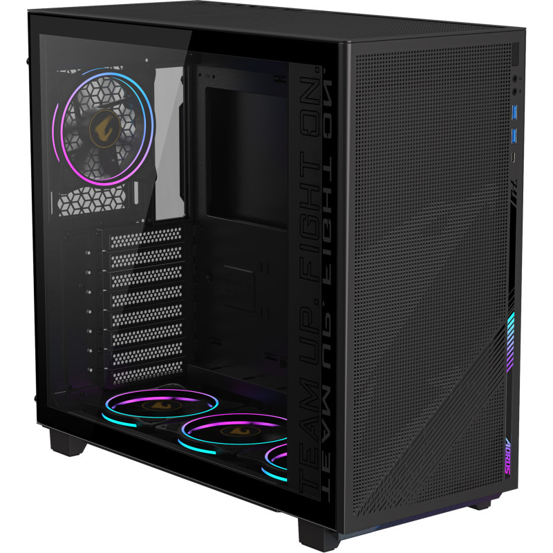 Gigabyte AORUS C400 Glass case without BŽ Black (GB-AC400G)