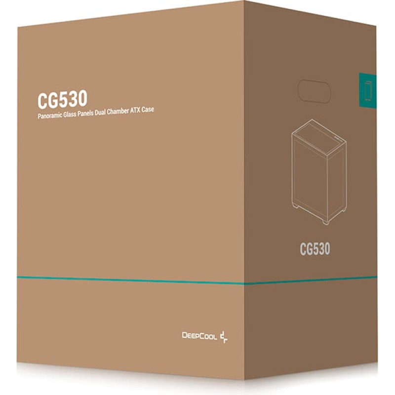 Корпус DeepCool CG530 Black (R-CG530-BKNDA0-G-1)