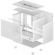 Корпус DeepCool CH160 Mesh White (R-CH160-WHNMI0-G-1)
