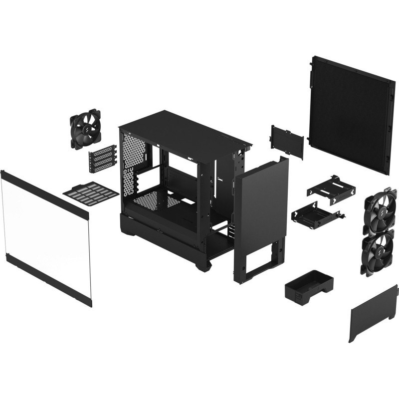 Корпус  Fractal Design Pop Mini Silent Black TG (FD-C-POS1M-02)