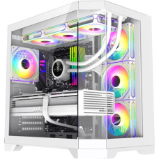 Корпус GAMEMAX HYPE-A Tempered Glass White