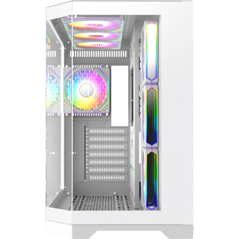 Корпус GAMEMAX HYPE-A Tempered Glass White