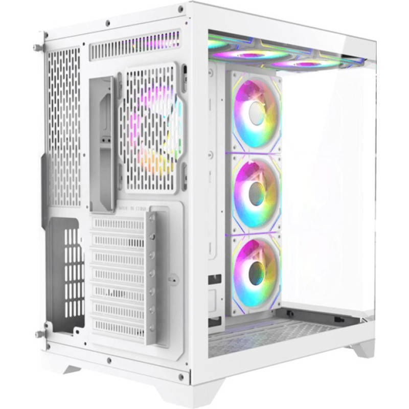 Корпус GAMEMAX HYPE-A Tempered Glass White