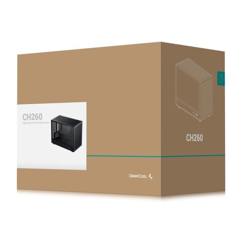 Корпус DeepCool CH260 Black (R-CH260-BKNGM0-G-1)