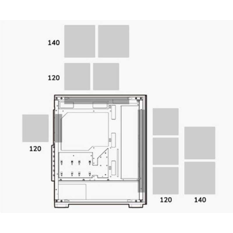 Корпус Cougar MX220 RGB White