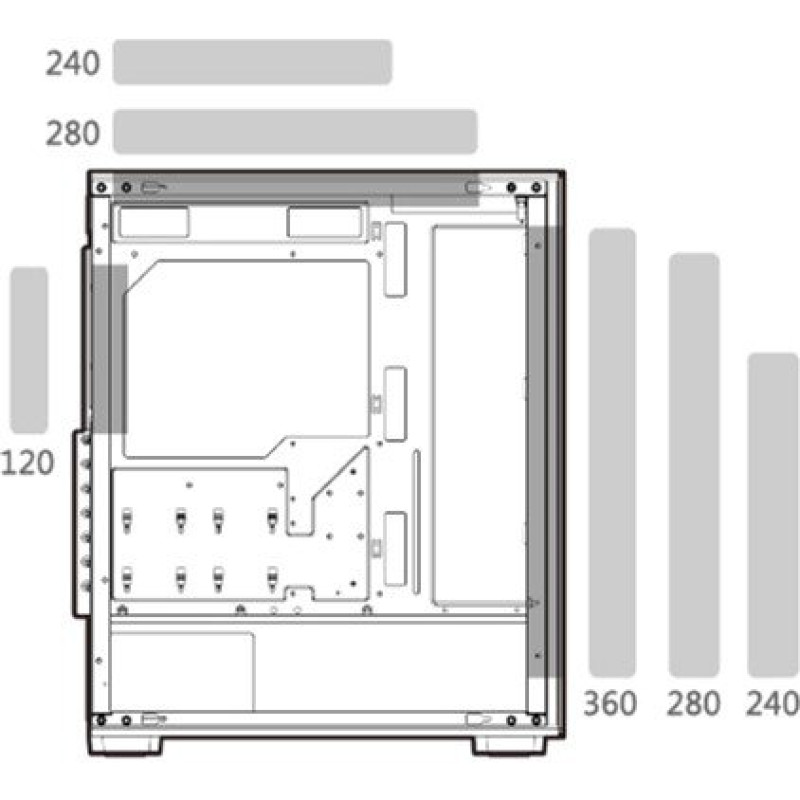Корпус Cougar MX220 RGB White