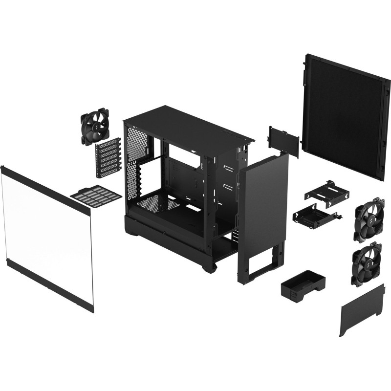 Корпус Fractal Design Pop Silent Black TG Clear Tint (FD-C-POS1A-02)