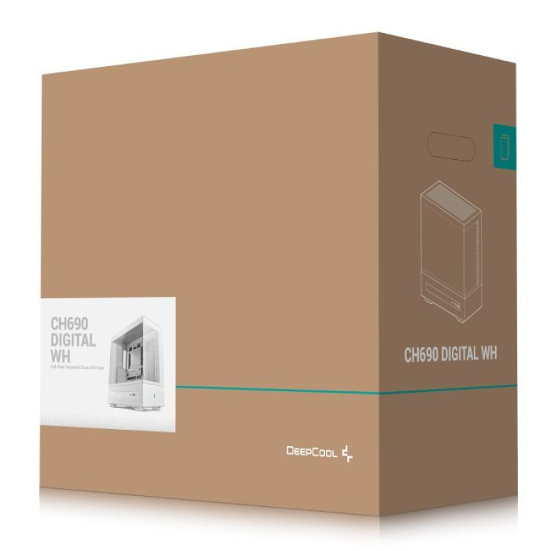 Корпус DeepCool CH690 Digital White (R-CH690-WHNNA0D-G-1)