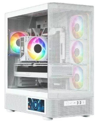 Корпус Modecom VOLCANO AQ400 ARGB MIDI SIDE WHITE (MC-A-AQ400-4FA-W)