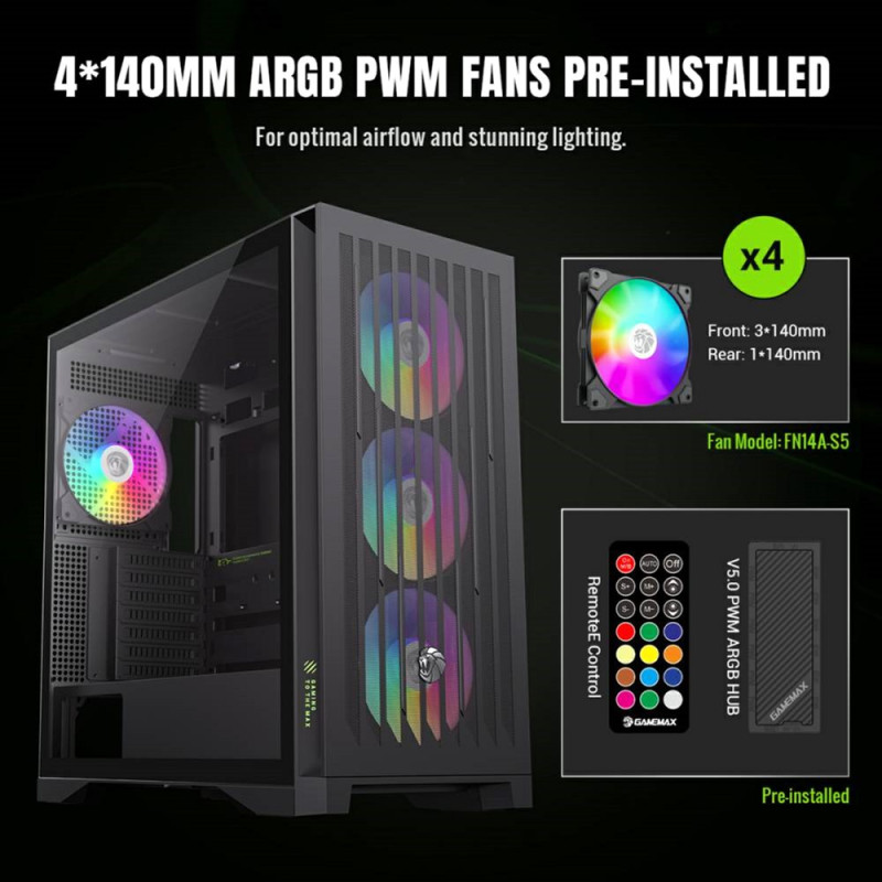 Корпус GAMEMAX LEADER 2 BK