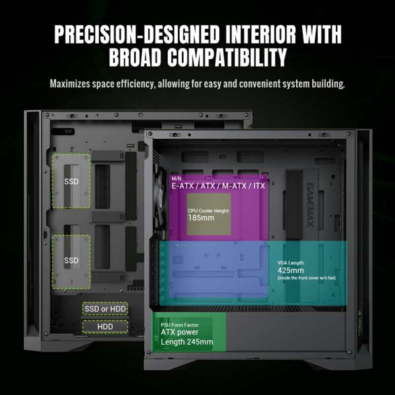 Корпус GAMEMAX LEADER 2 BK