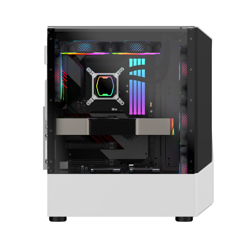 Корпус 1stPlayer F3-A-4F1-WH без БП