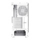 Корпус GAMEMAX PSU CLAW 460 WW