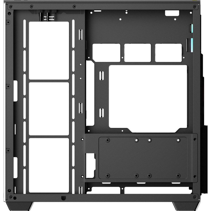 Корпус OCYPUS DELTA C74 ARGB BK (DELTA-C74-BKD200XX-GL) 