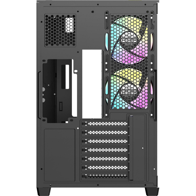 Корпус OCYPUS DELTA C74 ARGB BK (DELTA-C74-BKD200XX-GL) 