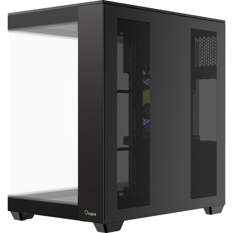Корпус OCYPUS DELTA C74 ARGB BK (DELTA-C74-BKD200XX-GL) 