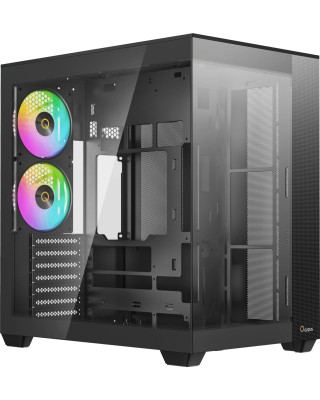 Корпус OCYPUS DELTA C74 ARGB BK (DELTA-C74-BKD200XX-GL) 