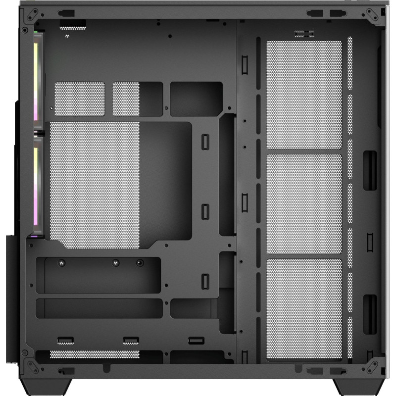 Корпус OCYPUS DELTA C74 ARGB BK (DELTA-C74-BKD200XX-GL) 
