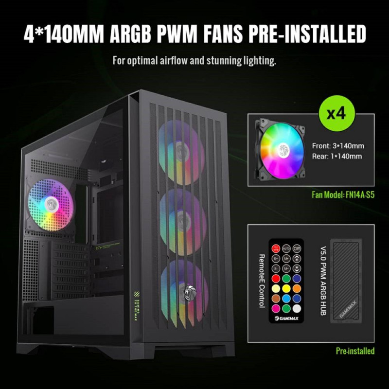 Корпус GAMEMAX LEADER 2 BK