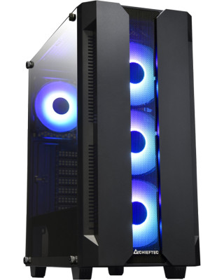 Корпус Chieftec Gaming Hunter Tempered Glass Edition (GS-01B-OP)