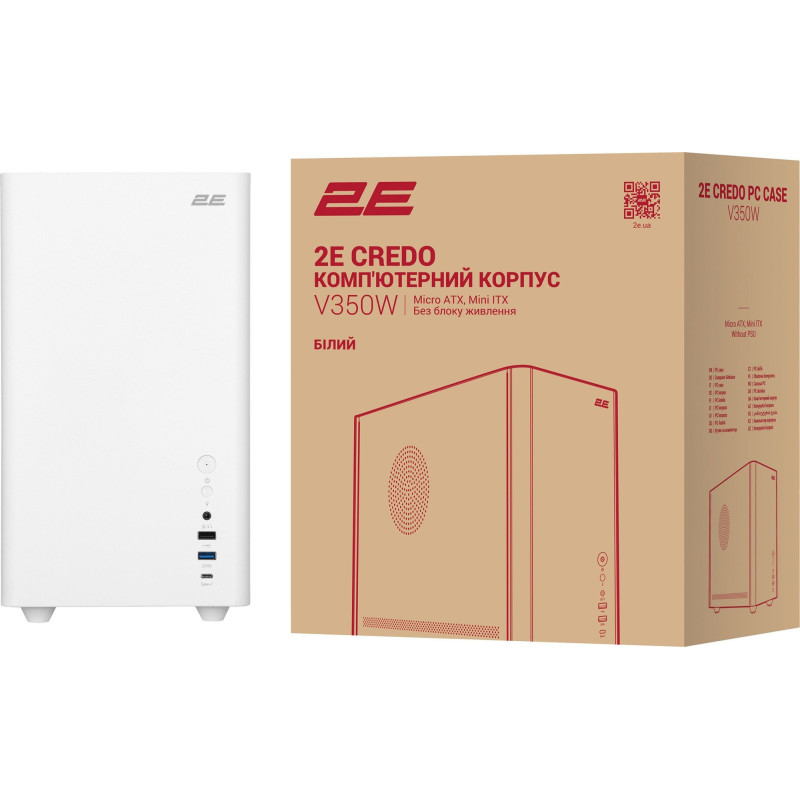 Корпус 2E Credo Metal V350W