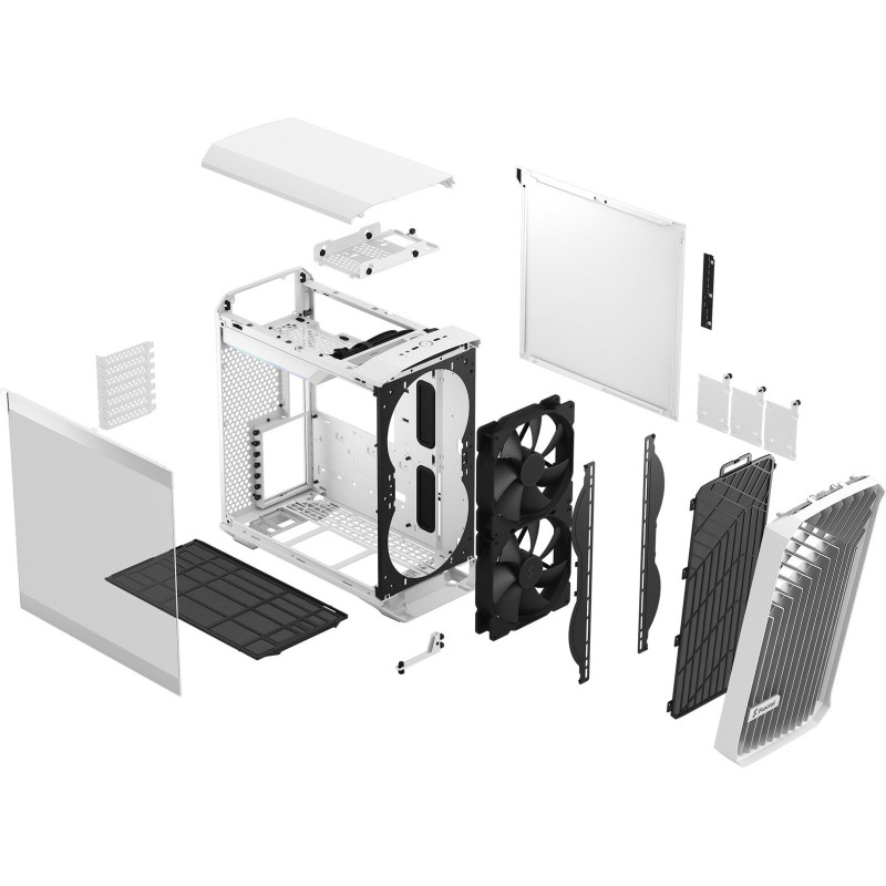 Корпус Fractal Design Torrent Compact White TG Clear Tint (FD-C-TOR1C-03)