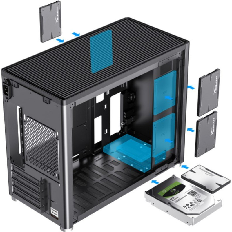 Корпус GAMEMAX SPARK BLACK