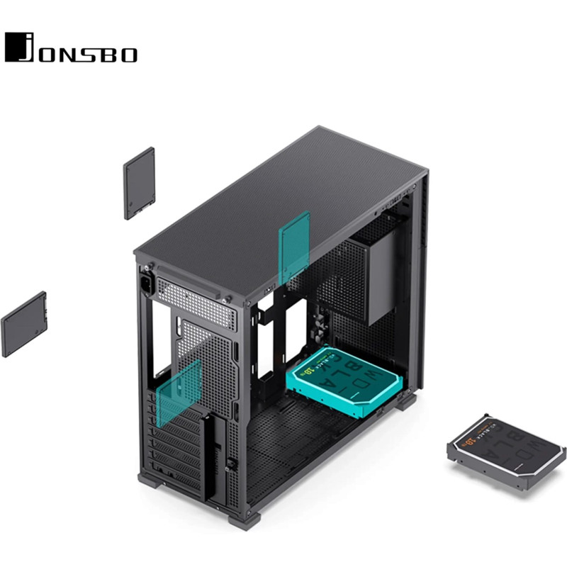 Корпус JONSBO D41 MESH SC Black