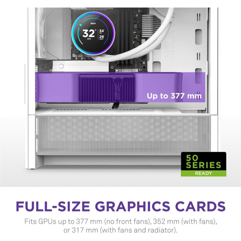 Корпус NZXT H3 Flow White (CC-H31FW-01)