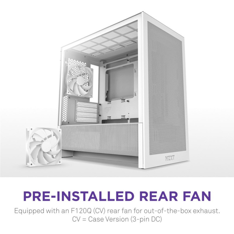 Корпус NZXT H3 Flow White (CC-H31FW-01)