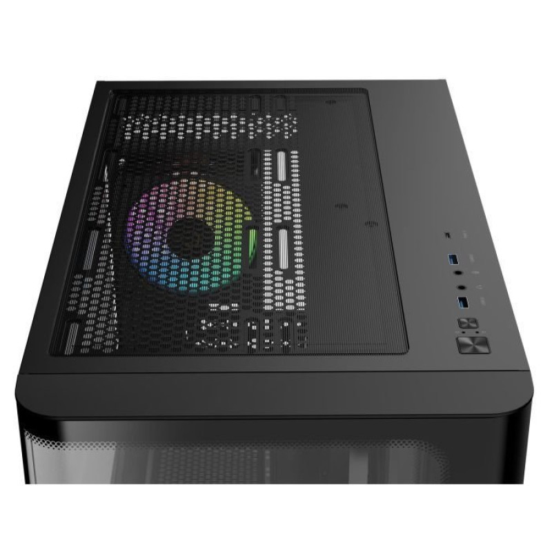 Корпус OCYPUS IOTA C50 BK CURVE ARGB DIGITAL (IOTA-C50-BKD300CD-GL)