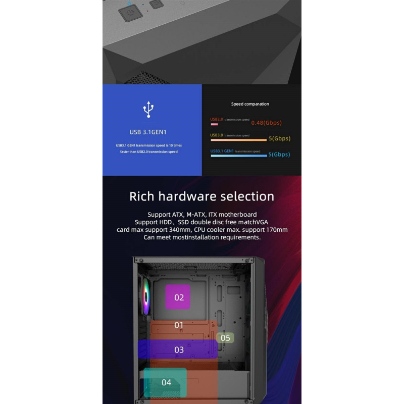 Корпус Gamemax Revolt