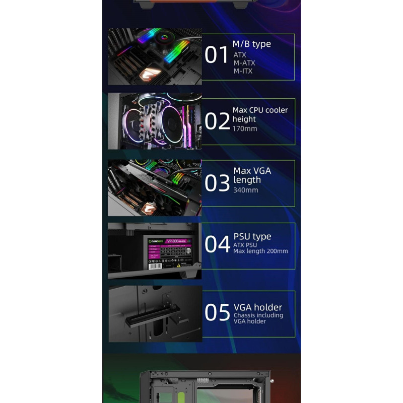 Корпус Gamemax Revolt