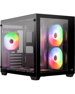 Корпус AeroCool Dryft Mini-G-BK-v2 (ACCS-ES02163.11) Black без БП