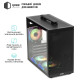 Корпус QUBE BRING ARGB Black (BRING_GBNU3)