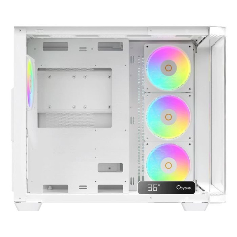Корпус OCYPUS IOTA C70 WH CURVE ARGB DIGITAL (IOTA-C70-WHD400CD-GL)