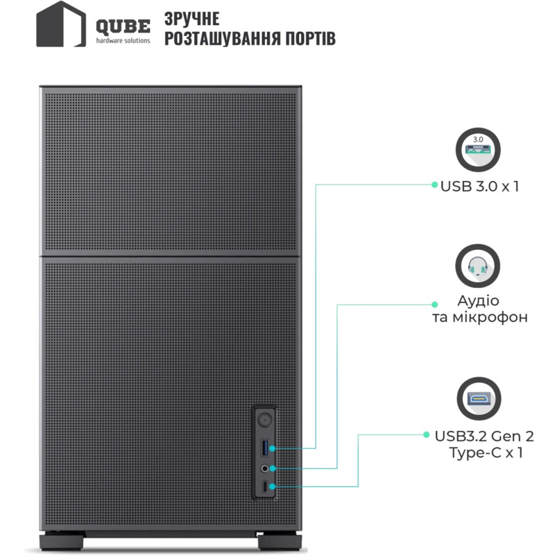 Корпус JONSBO D31 MESH Black