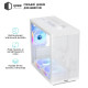 Корпус QUBE BRING ARGB White (BRING_GWNU3)