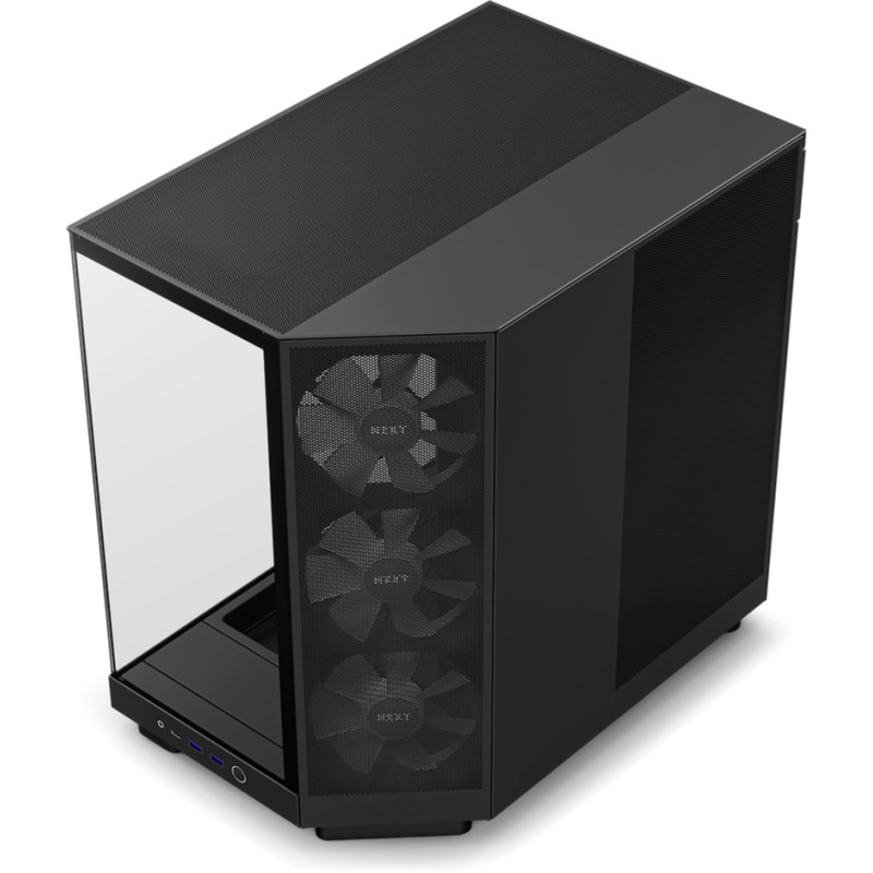 Корпус NZXT H6 Flow RGB All Black (CC-H61FB-R1)
