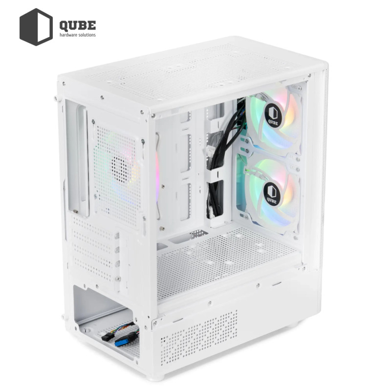 Корпус QUBE GEON ARGB White (GEON_GWNU3)