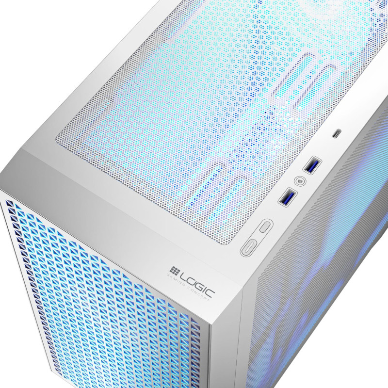 Корпус LogicConcept DART PRO ARGB MINI WHITE MESH (AM-DART-PRO-ARGB-20)