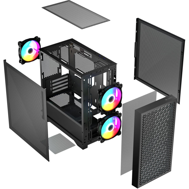 Корпус LogicConcept DART PRO ARGB MINI BLACK MESH (AM-DART-PRO-ARGB-10)
