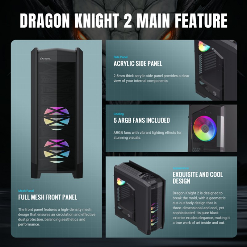 Корпус GAMEMAX Dragon Knight 2