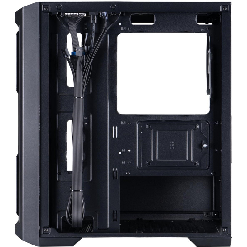 Корпус 1stPlayer H2-BK-4F7 Black