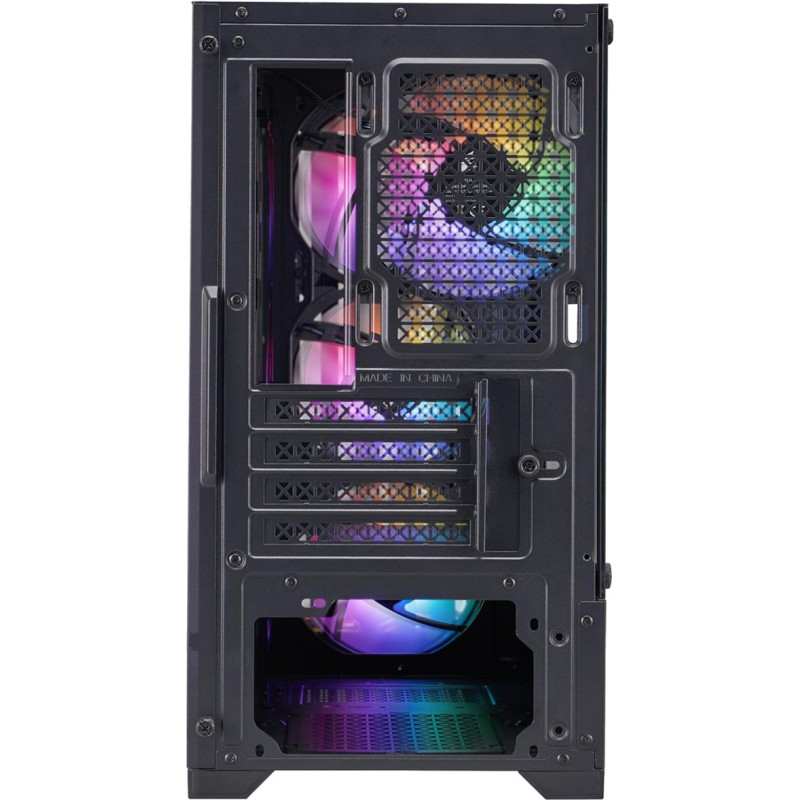 Корпус 1stPlayer H2-BK-4F7 Black