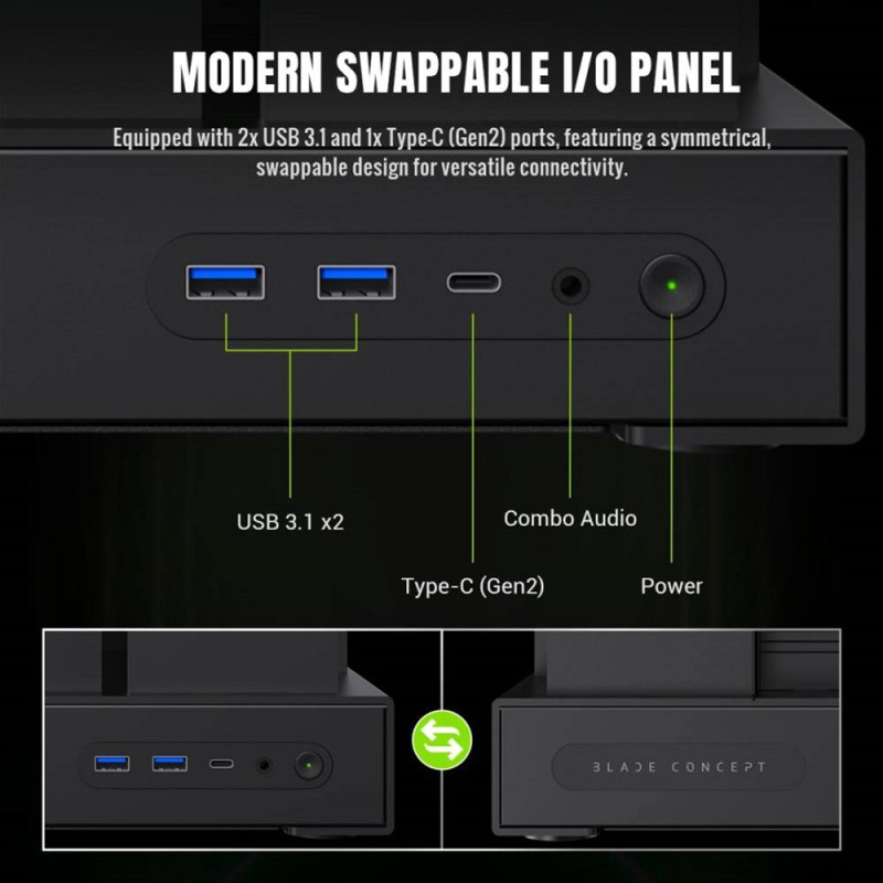 Корпус GAMEMAX Blade Concept