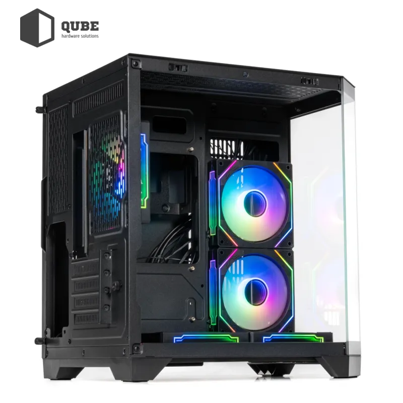 Корпус QUBE CRYSTAL ARGB Black (CRYSTAL_GBNU3)