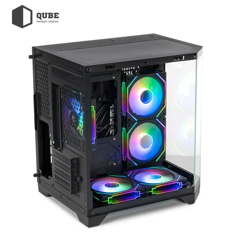 Корпус QUBE CRYSTAL ARGB Black (CRYSTAL_GBNU3)