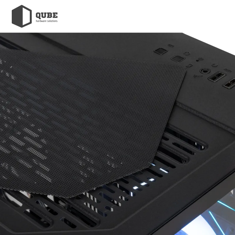 Корпус QUBE CRYSTAL ARGB Black (CRYSTAL_GBNU3)