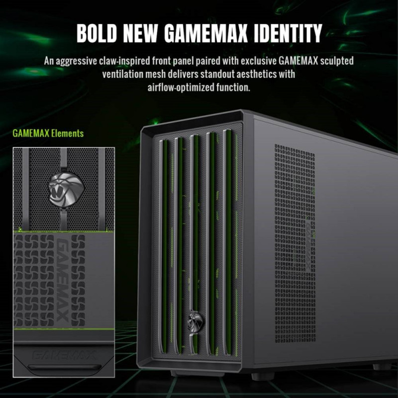 Корпус GAMEMAX Claw 360 BK